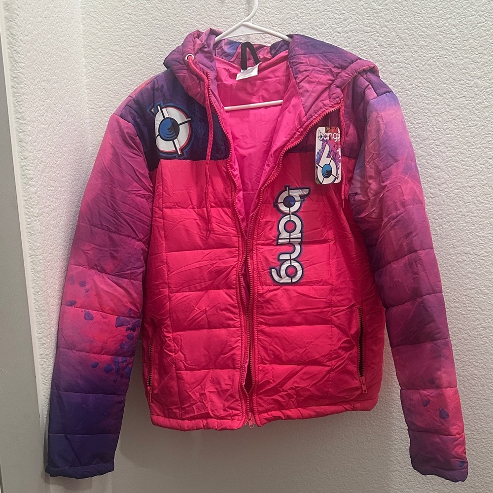 Bang Pink and Purple Puff Jacket
